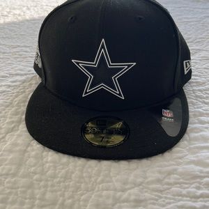 Dallas Cowboys hat.